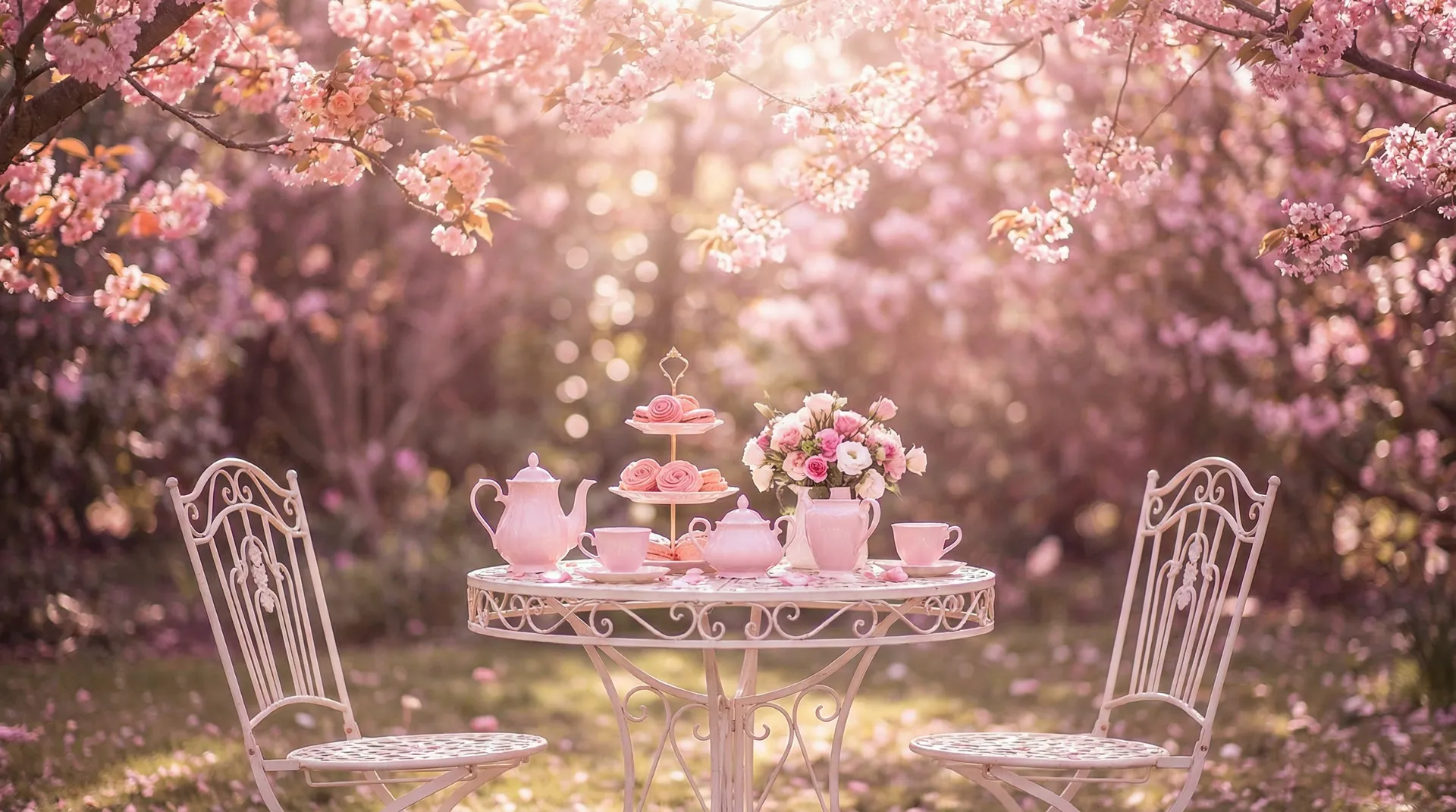 花园下午茶 - 瓜老师笔记 浪漫时光